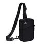 Lightweight Outdoor Sports Chest Bag Cell Phone Crossbody Pack - Black