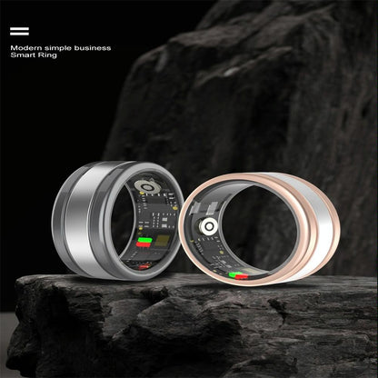 Smart Ring With Heart Rate Blood Oxygen Sleep Tracking - R18 Size 9