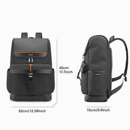 Men Simple Laptop Backpack - Compact & Stylish