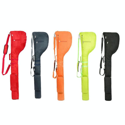 Portable Nylon Golf Bag - Lightweight And Durable - Red