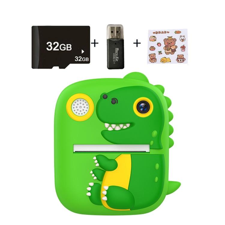 Instant Printing Camera with 2.4 Hd Screen and 32gb Tf Card - Blue