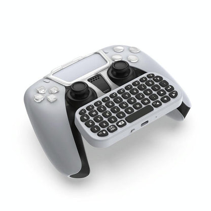Wireless Bluetooth Gamepad with Headphone Jack for Ps5 - White