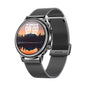 Smart Steel Watch With Colour Screen - Black