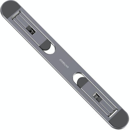 Foldable Laptop Stand with Fan and Heater - Portable and Adjustable - Silver