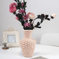 Versatile Plastic Vase For Fresh And Dried Floral Arrangements - Pink
