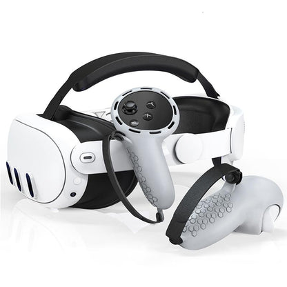 Non-Slip Silicone Cover For Meta Quest 3 Vr Controllers - Black