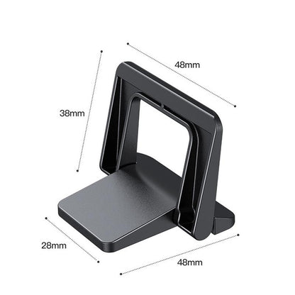 Portable Laptop Base for Improved Heat Dissipation - Black Foot Pad