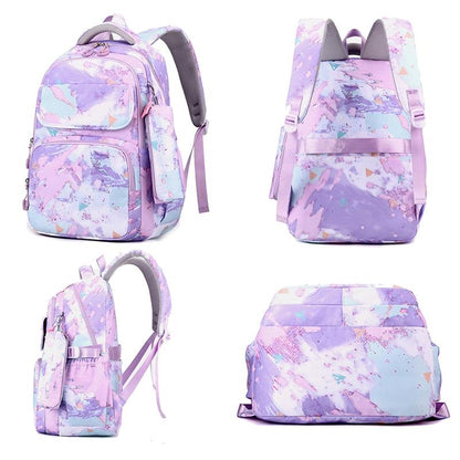 Backpack Set With Lunch Bag & Pencil Case For Kids - Pink