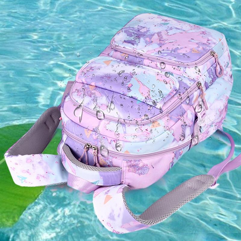 Backpack Set With Lunch Bag & Pencil Case For Kids - Pink