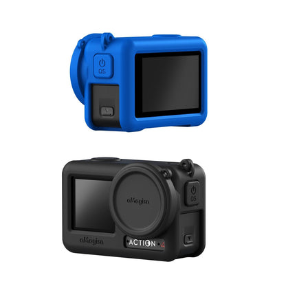 Protective Silicone Case For Dji Action Camera Accessories - Black