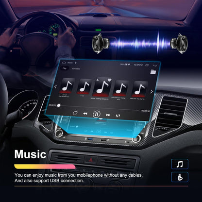 Android Carplay Navigation For Vw / Skoda - 1 + 32G Screen Reversing Camera