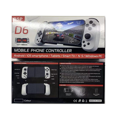 Foldable Tooth Controller for Gaming - Black