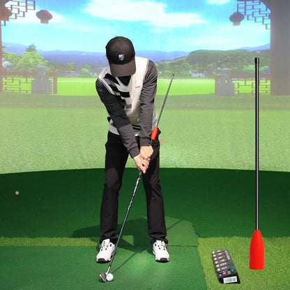 Improve Golf Swing With Wedge Trainer - Red