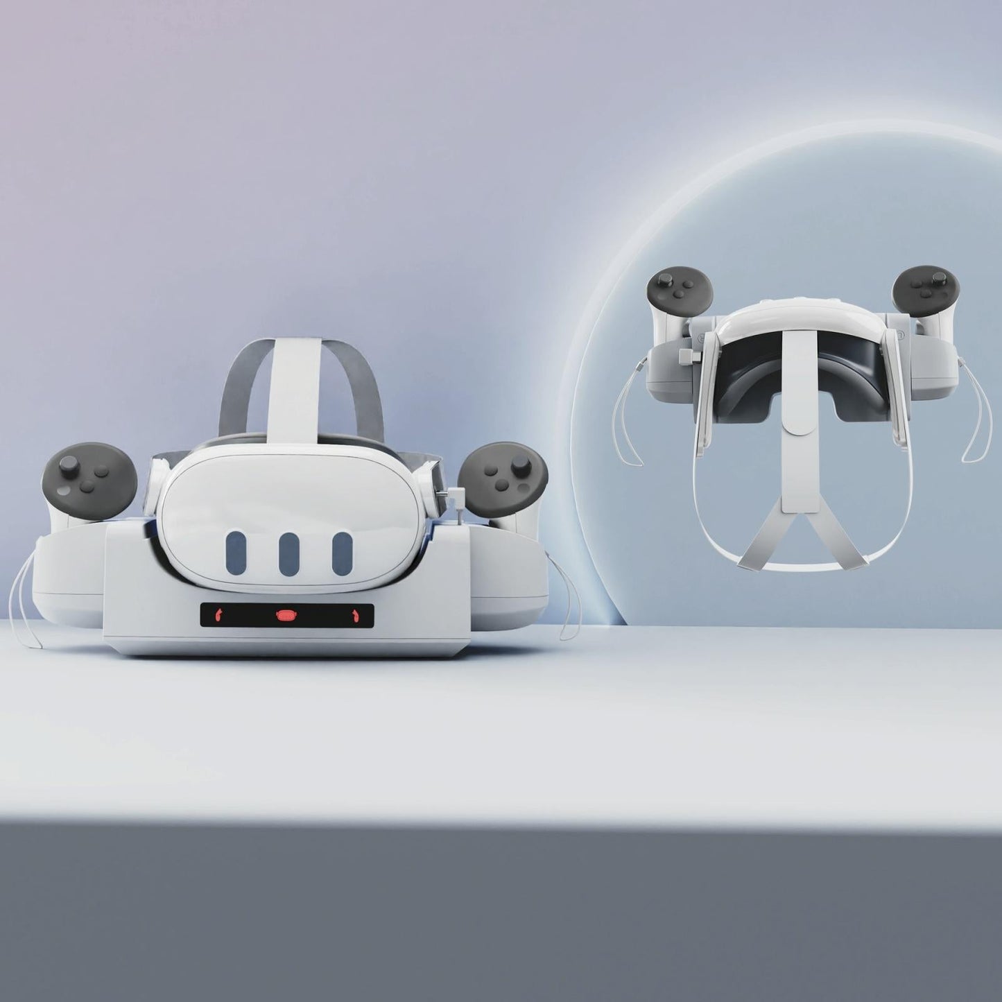 Gray Wall Mount for Meta Quest 3 Vr Helmet Charging