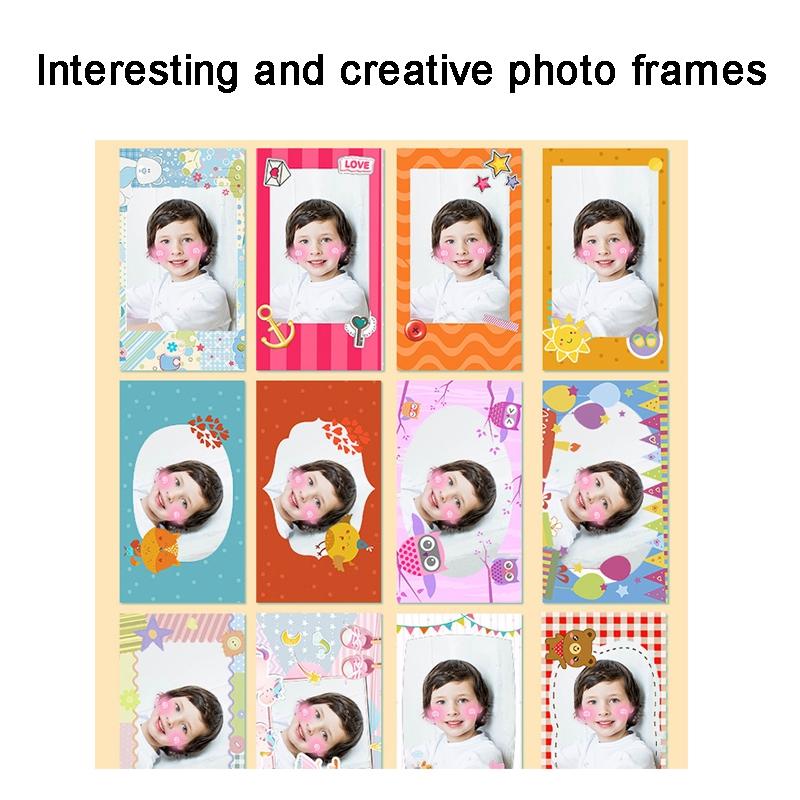 Instant Print Camera for Kids with Dual Lens and 2.4-inch Screen - Pink
