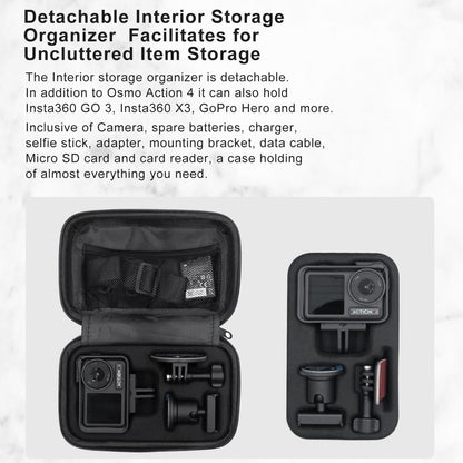 Small Organizer Bag for Sports Camera Accessories - Deep Gray