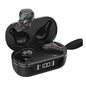 Waterproof T8 Wireless Bluetooth Earbuds with Led Display - Black