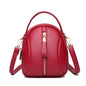 Multi Compartment Shoulder Bag For Women - Red