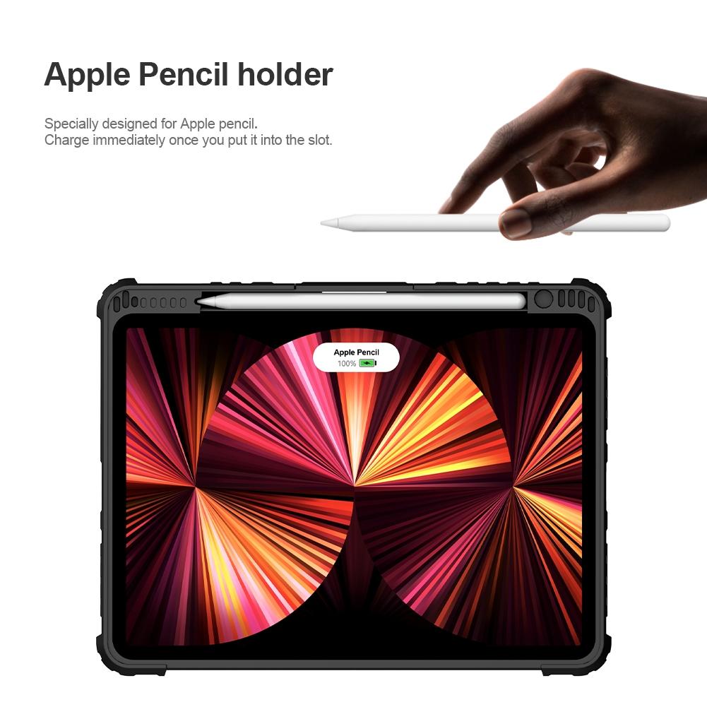 Bluetooth Touch Keyboard Smart Tablet Case For Ipad Air 10.9 / 4 / 5 / Pro 11 2020-2022 In Black