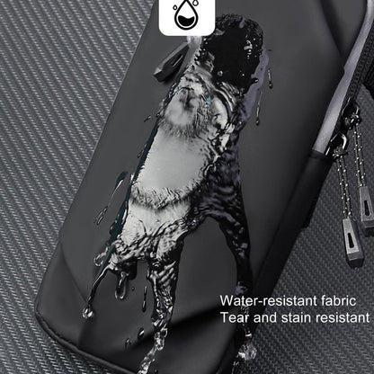 Multi Function Crossbody Bag For Outdoor Sports Fits Mobile Phones Men And Women - Grey