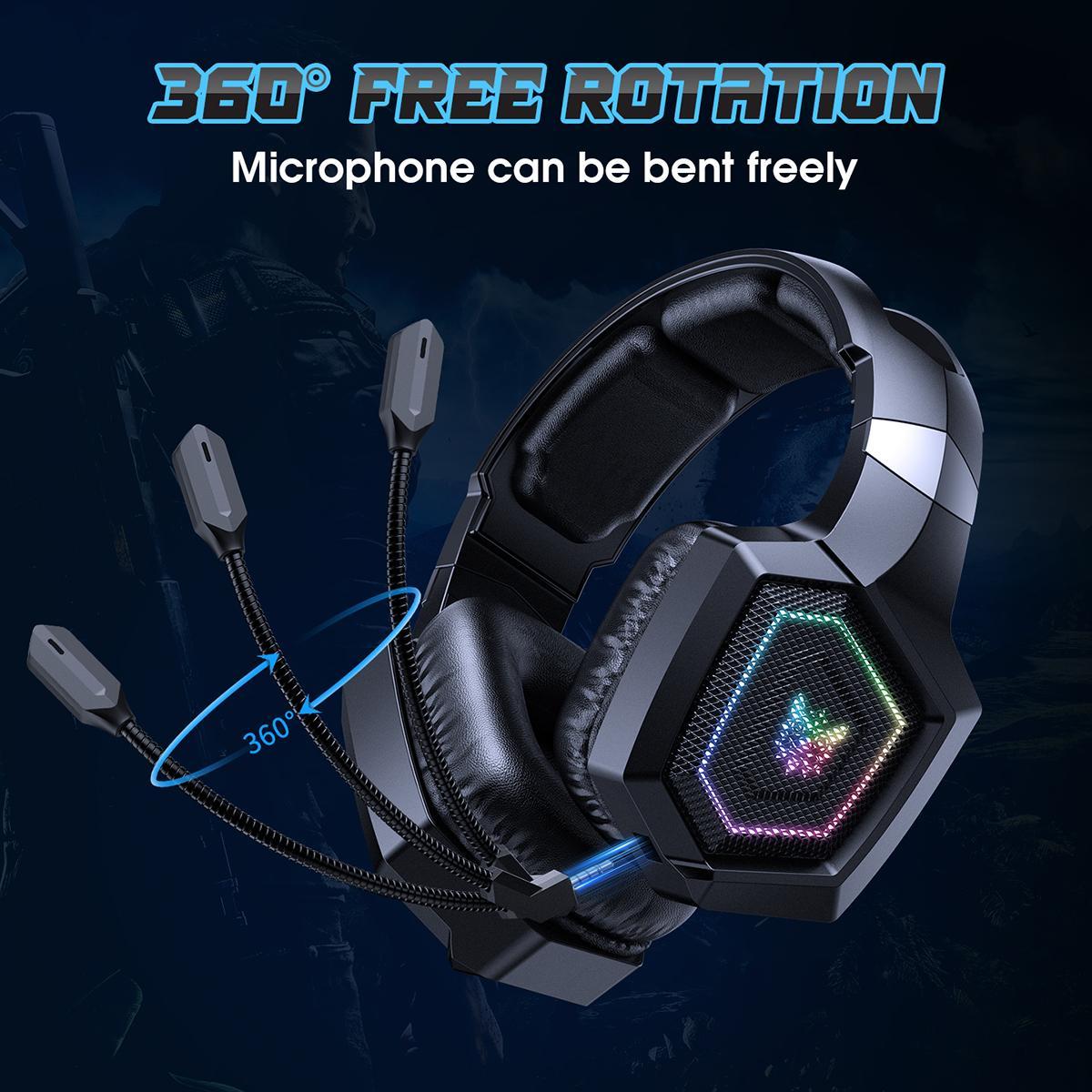 Tri-Mode Bluetooth E-Sports Headset - Black
