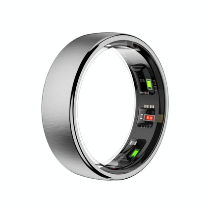 Smart Ring Heart Rate Blood Oxygen Sleep Sports Size 10 - Black
