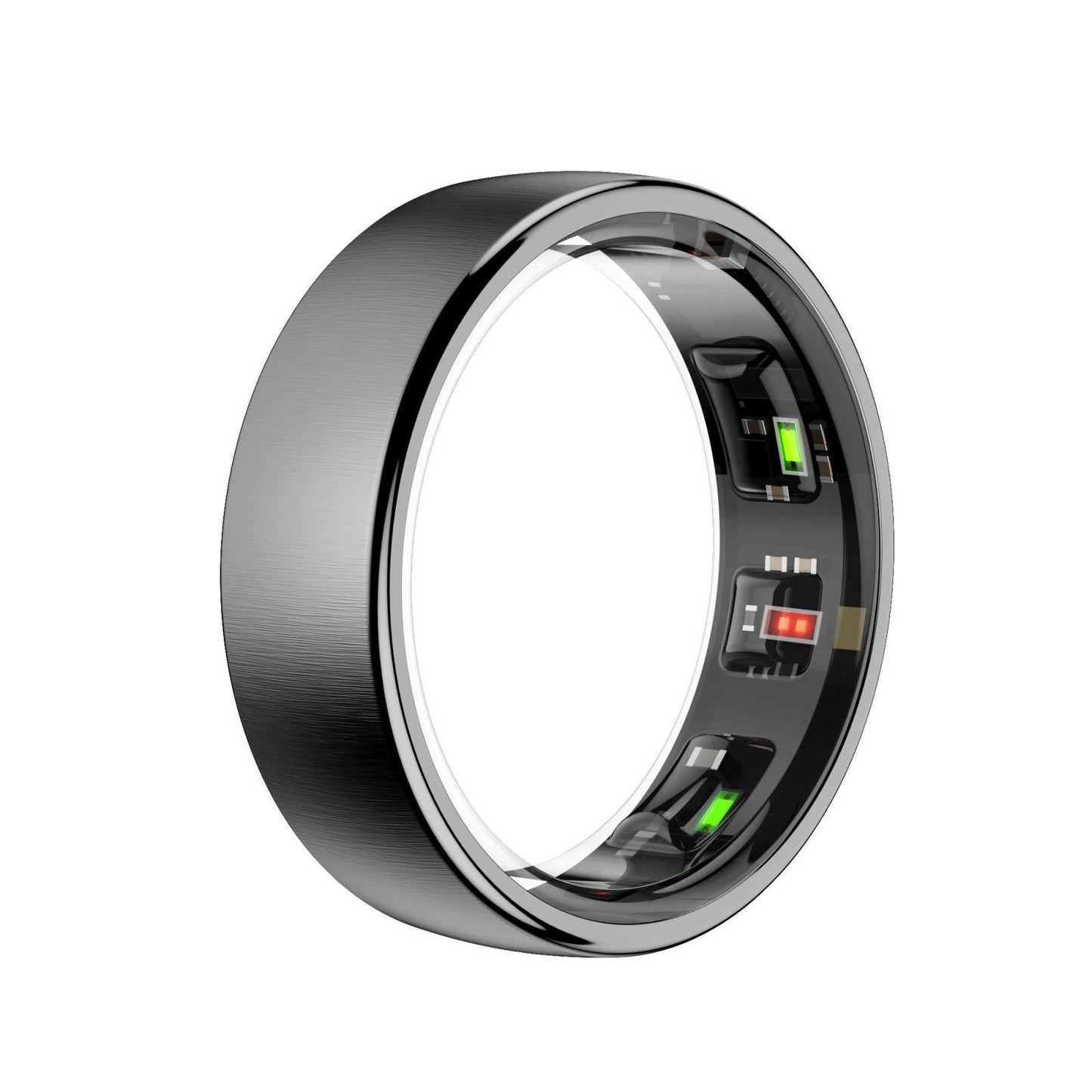 Smart Ring Heart Rate Blood Oxygen Sleep Sports Size 10 - Black
