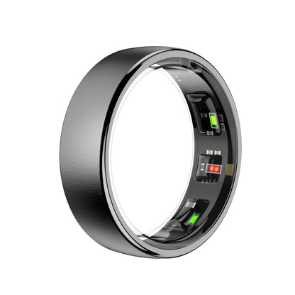 Smart Ring Heart Rate Blood Oxygen Sleep Sports Size 10 - Black
