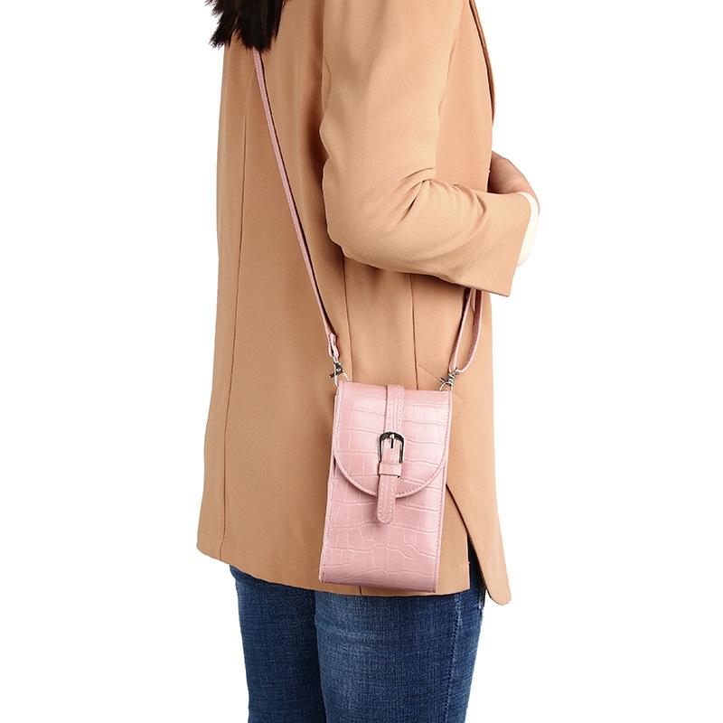 Stylish Crocodile Print Shoulder Bag - Red