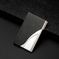 Stainless Steel Business Card Case Large Capacity - Oracle Black
