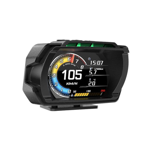 Car Obd Hud Lcd Speedometer Clear Display - English Version