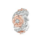925 Sterling Silver Diy Beaded Rose Bracelet