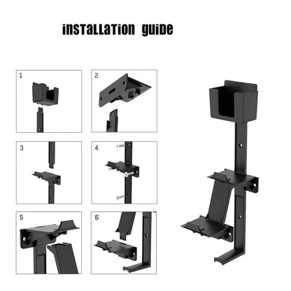 Multi-platform Earphone Wall Hook with Remote Control for Gaming Consoles - White
