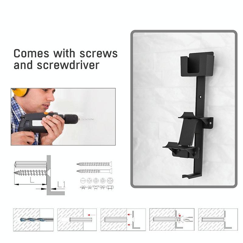 Multi-platform Earphone Wall Hook with Remote Control for Gaming Consoles - White