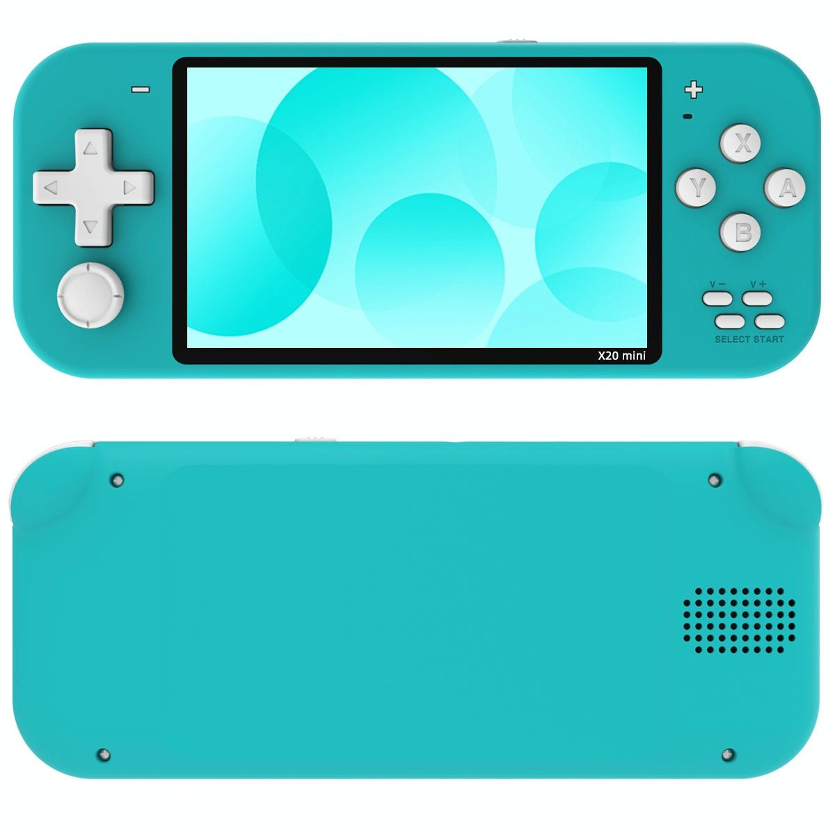 8Gb Handheld Game Console With 4.3 Screen - X20 Mini Classic Games - Yellow