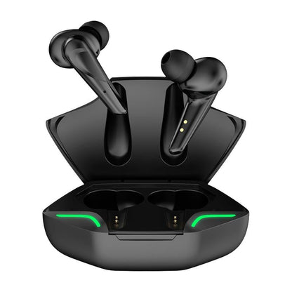 Wireless Gaming Earbuds with Bluetooth 5.0 and Led - Black