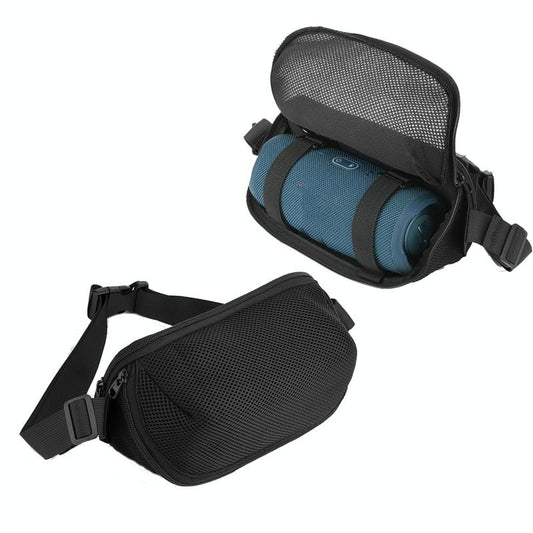Bluetooth Speaker Messenger Bag for Jbl Flip / Ue Boom / Beats Pill - Black