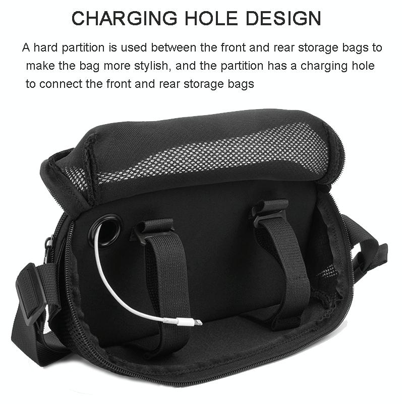 Bluetooth Speaker Messenger Bag for Jbl Flip / Ue Boom / Beats Pill - Black