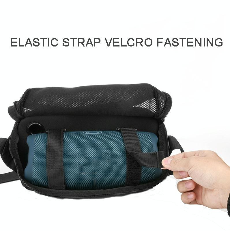Bluetooth Speaker Messenger Bag for Jbl Flip / Ue Boom / Beats Pill - Black