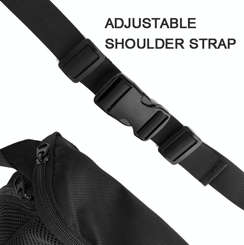 Bluetooth Speaker Messenger Bag for Jbl Flip / Ue Boom / Beats Pill - Black