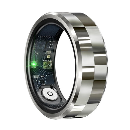Smart Ring With Health Monitoring Gesture Control And Somatosensory Games - Size 11 - Black