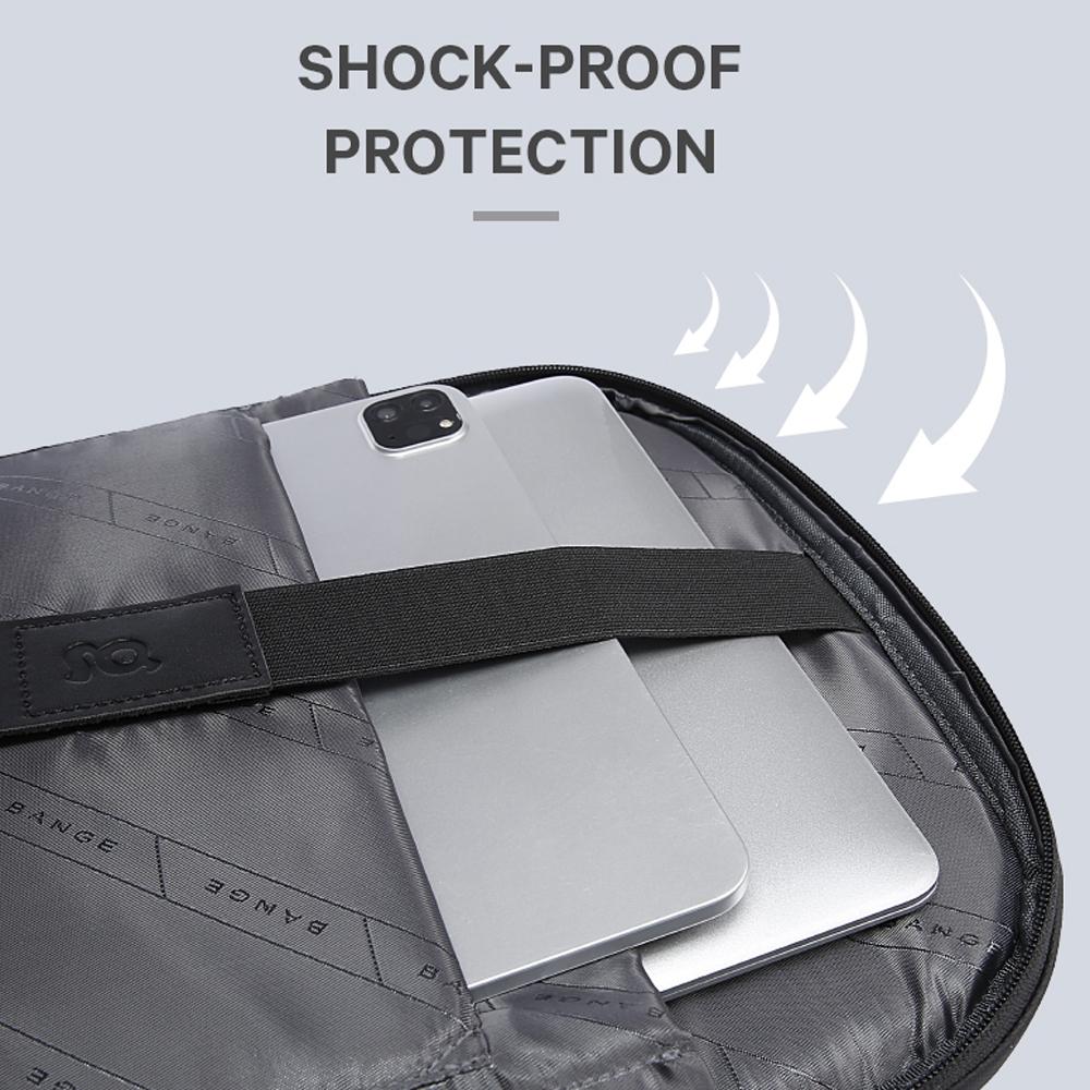 Waterproof Anti-Theft Laptop Backpack For Daily Work And Business - 15.6 Inch - Black