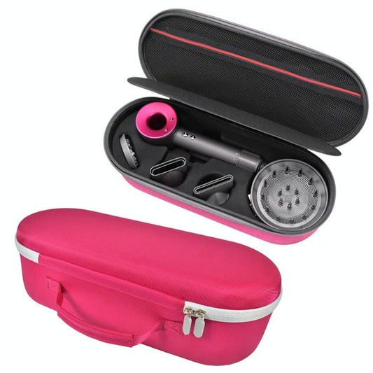 Hard Shell Storage Bag For Dyson Hd01 / Hd03 Hair Dryer Rose Red
