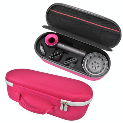 Hard Shell Storage Bag For Dyson Hd01 / Hd03 Hair Dryer Rose Red