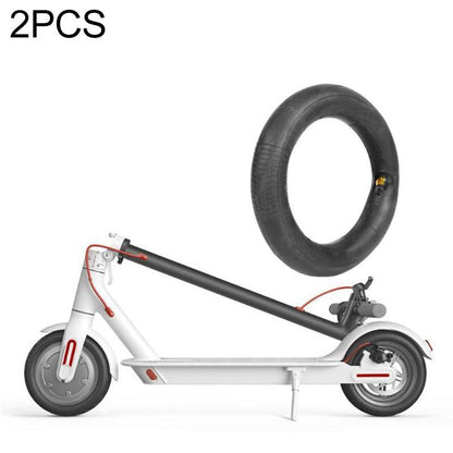 2-pack Rubber Inner Tubes for Xiaomi Mijia M365 Electric Scooter with Valve Cover