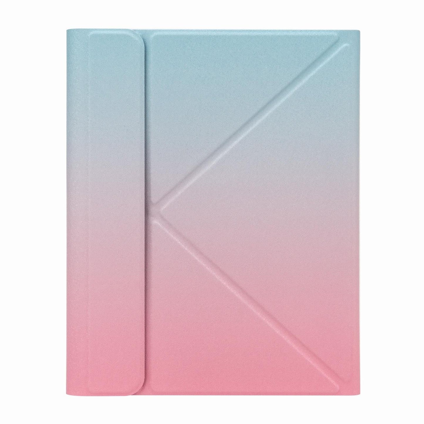 Bluetooth Keyboard Leather Case For Ipad 10.2 / 10.5 With Monochrome Backlight & Three-Fold Holder - Rainbow