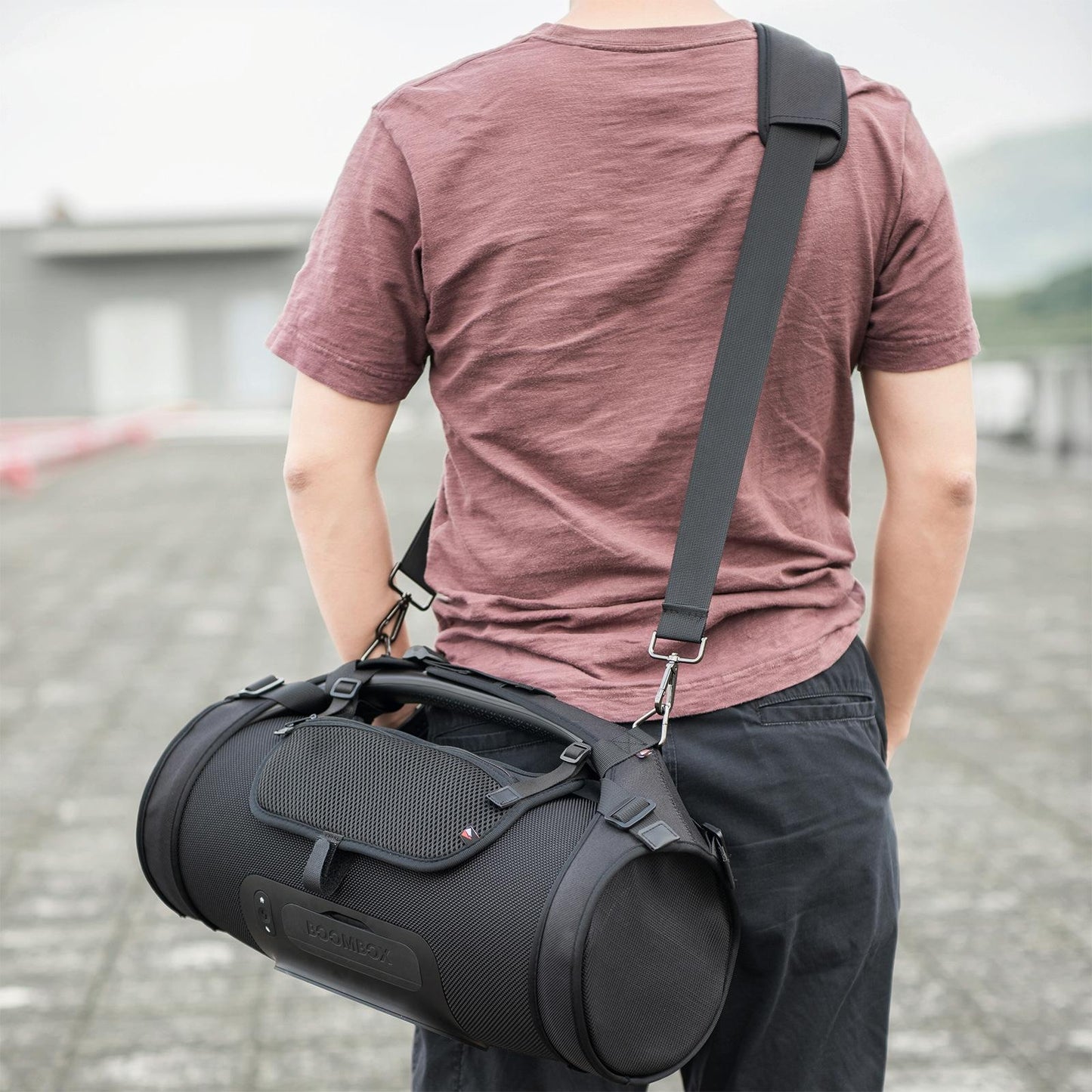 Jbl Boombox Speaker Bag With Shoulder Strap - Portable And Black