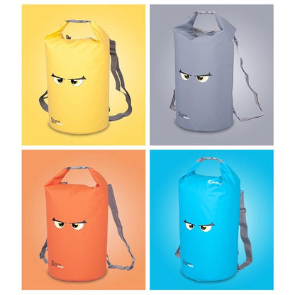 Waterproof Beach Bag For Outdoor Activities Pvc Mesh Cloth Storage Bucket For Swimming Rafting And Seaside Fun - Yellow