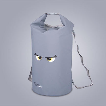 Waterproof Beach Bag For Outdoor Activities Pvc Mesh Cloth Storage Bucket For Swimming Rafting And Seaside Fun - Yellow