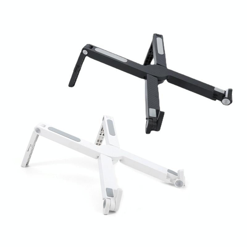 Foldable Non-slip Laptop Stand - Plastic Silicone - Black